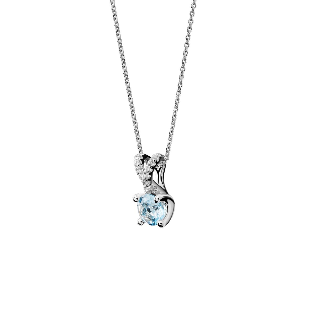 Maya Anhängerkette mit blauem Edelstein