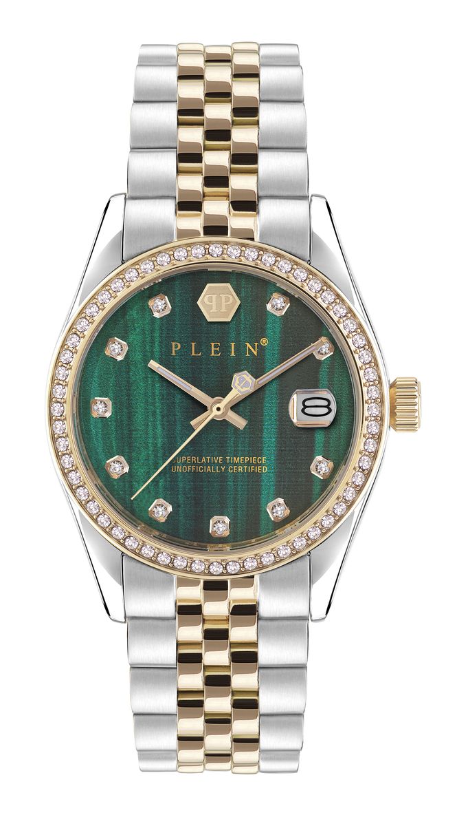 Date Superlative Kristall Armbanduhr