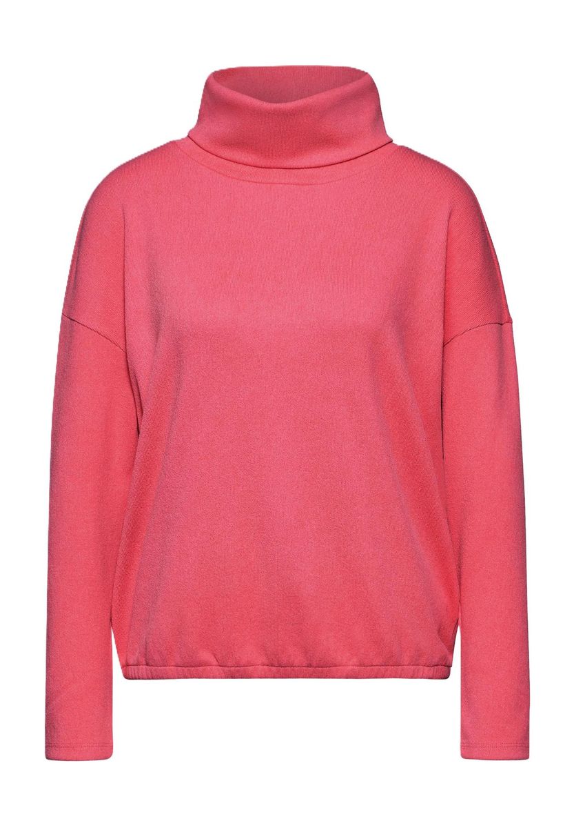 Strickpullover mit Rollkragen und entspannter Passform