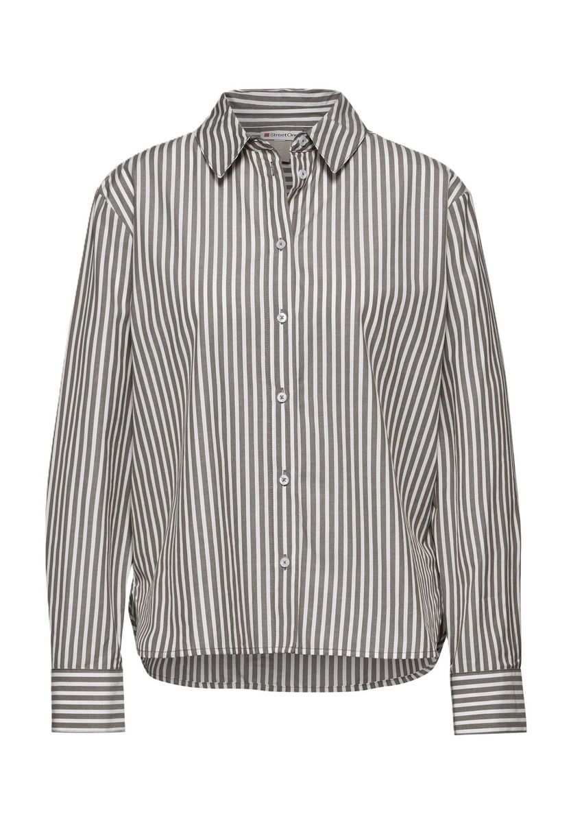 Klassisches Gestreiftes Baumwollhemd