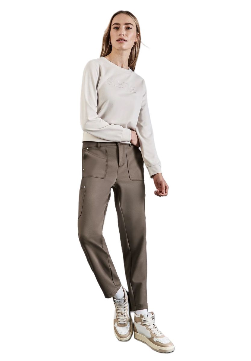 Twill Cargohose mit Taschen