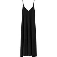 Minimalistisches Maxi-Trägerkleid mit V-Ausschnitt