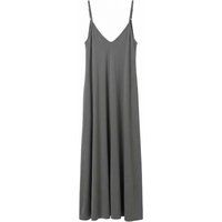 Minimalistisches Maxikleid mit V-Ausschnitt