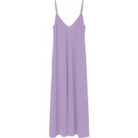 Minimalistisches Maxi-Trägerkleid mit V-Ausschnitt