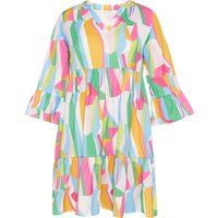 Mini-Stufenkleid mit geometrischem Print