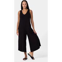 Minimalistischer Jumpsuit mit weitem Bein