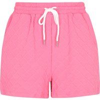 Gesteppte Lounge-Shorts mit Muster