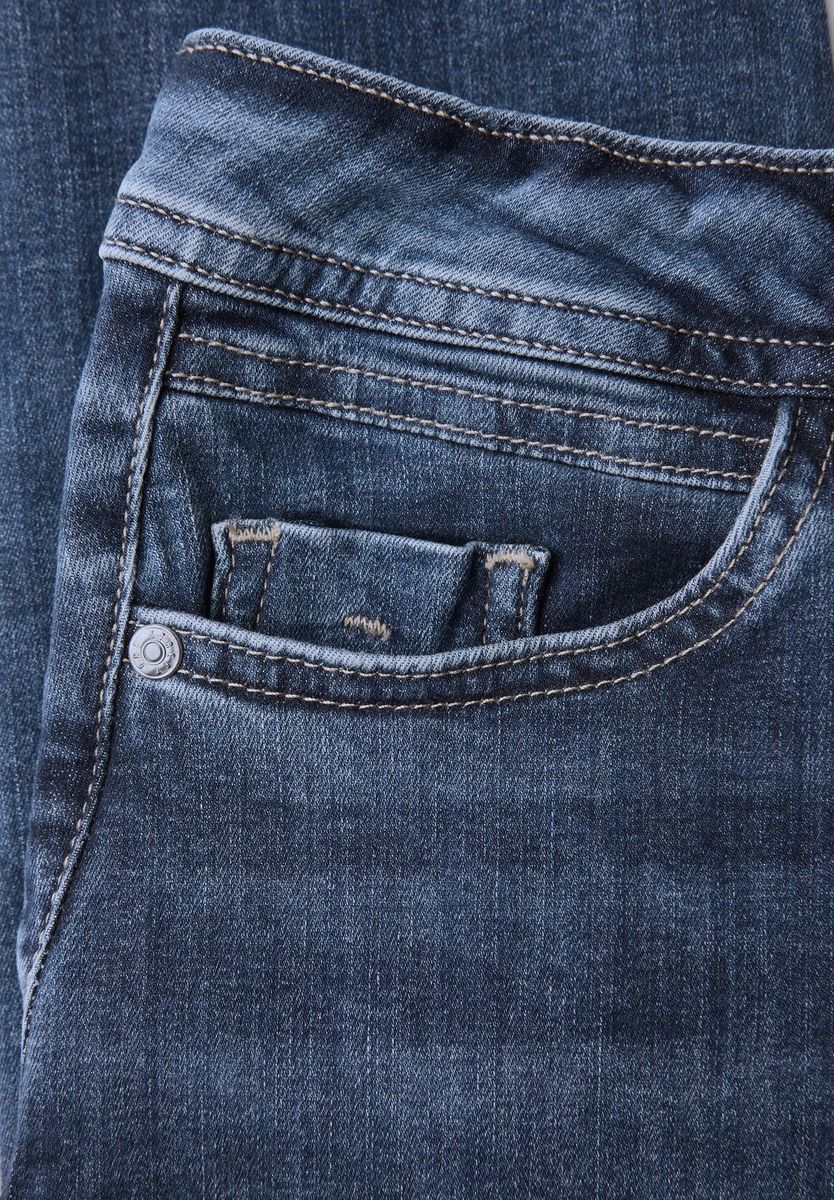 Dunkelblaue Slim Fit Jeans