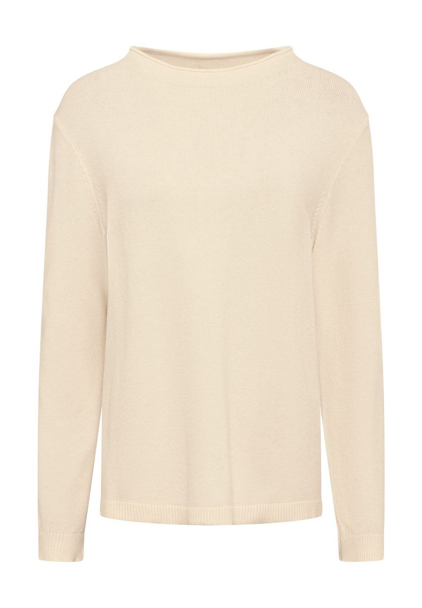 Klassischer Strickpullover mit Rundhalsausschnitt