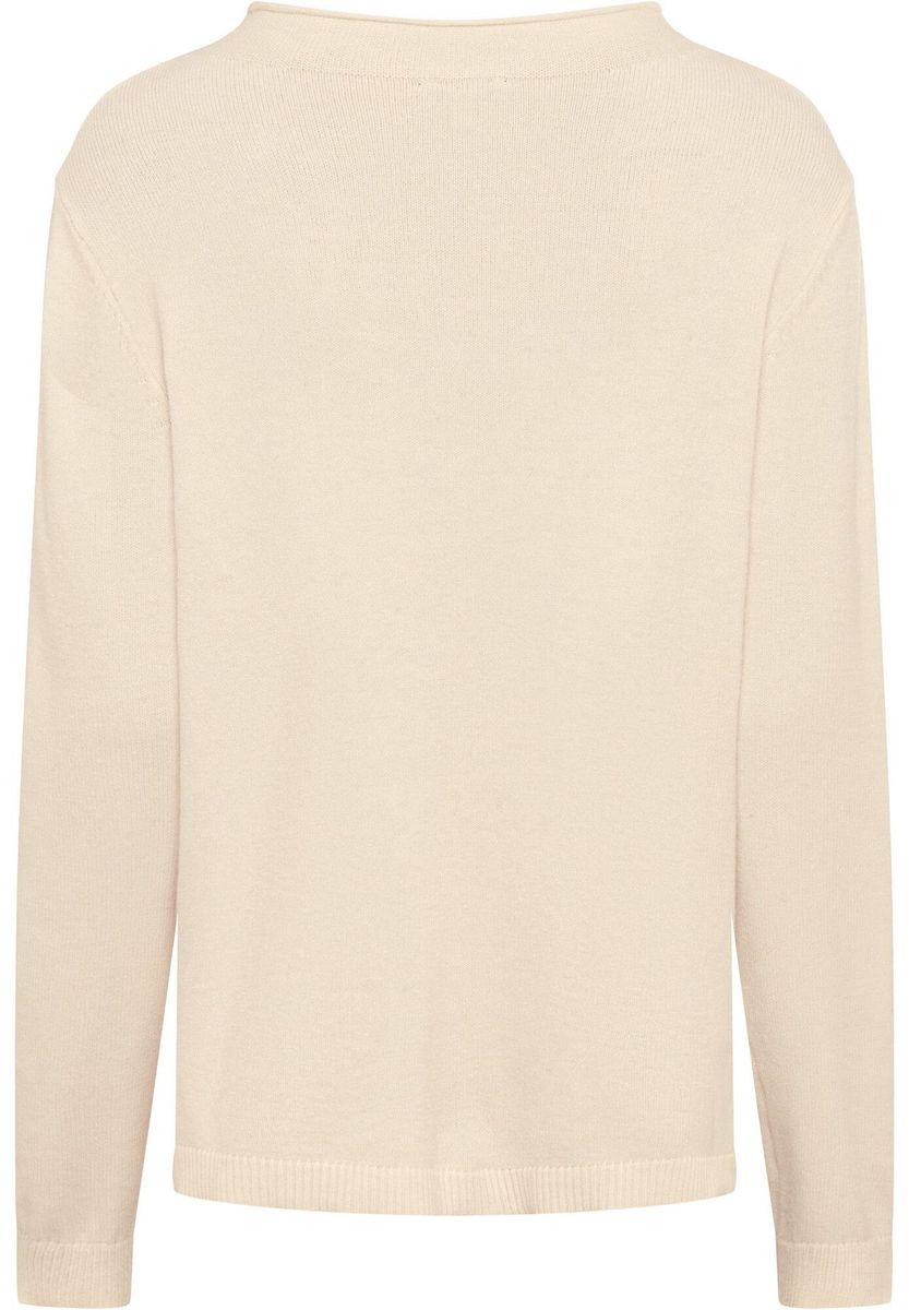 Klassischer Strickpullover mit Rundhalsausschnitt