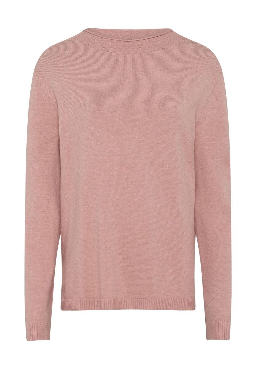 Klassischer Strickpullover mit Rundhalsausschnitt