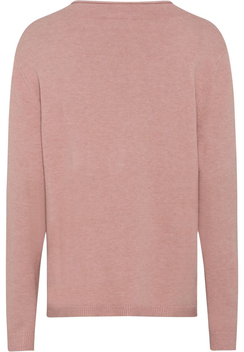 Klassischer Strickpullover mit Rundhalsausschnitt