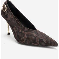 Spitze Stiletto-Pumps mit Schnallendetail