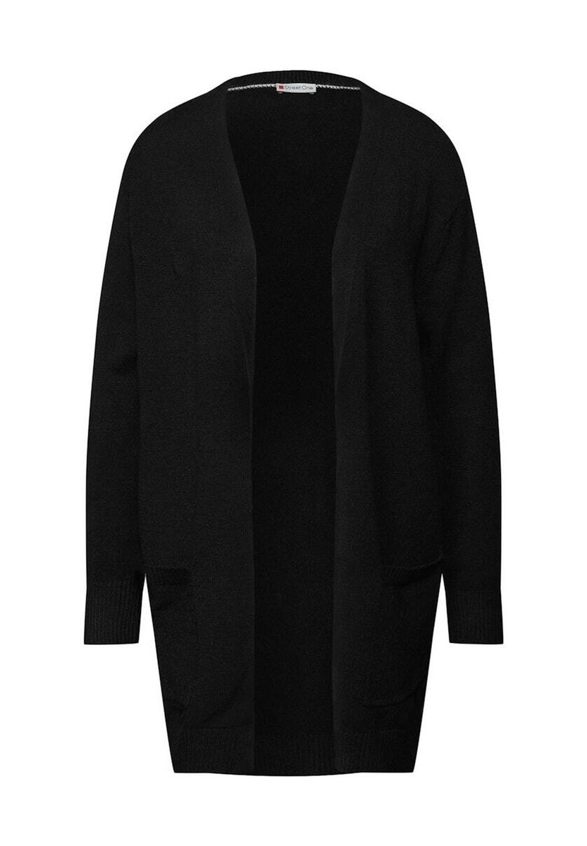 Offene Strickjacke mit Taschen
