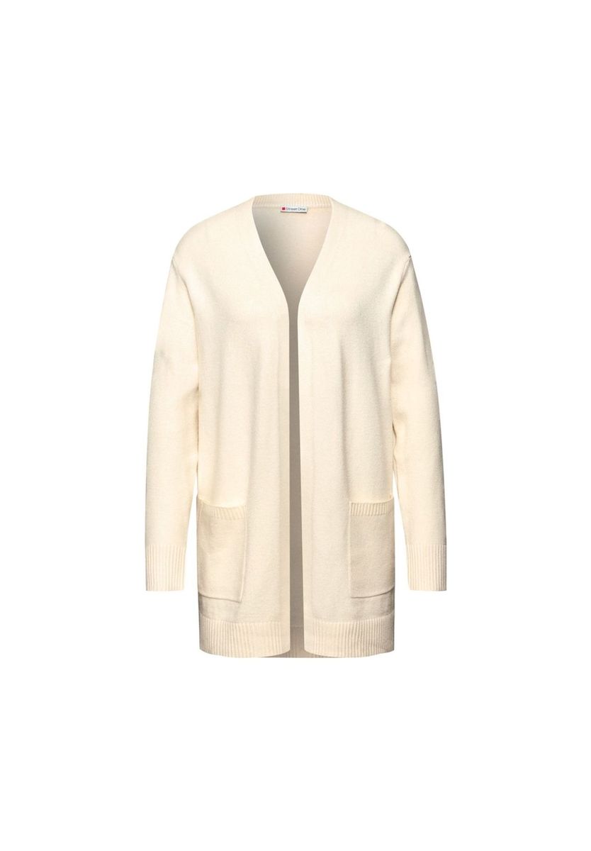 Cardigan mit offener Vorderseite und lockerer Passform