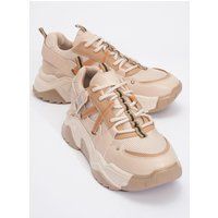 Chunky Mesh Plateau Sneaker