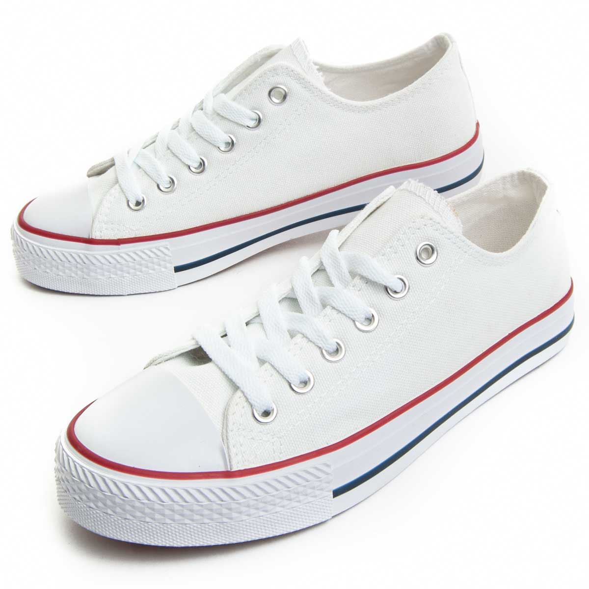 Klassische Low-Top-Sneaker aus Canvas