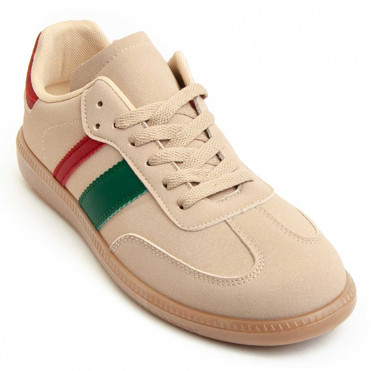 Retro Wildleder Sneaker mit Streifen