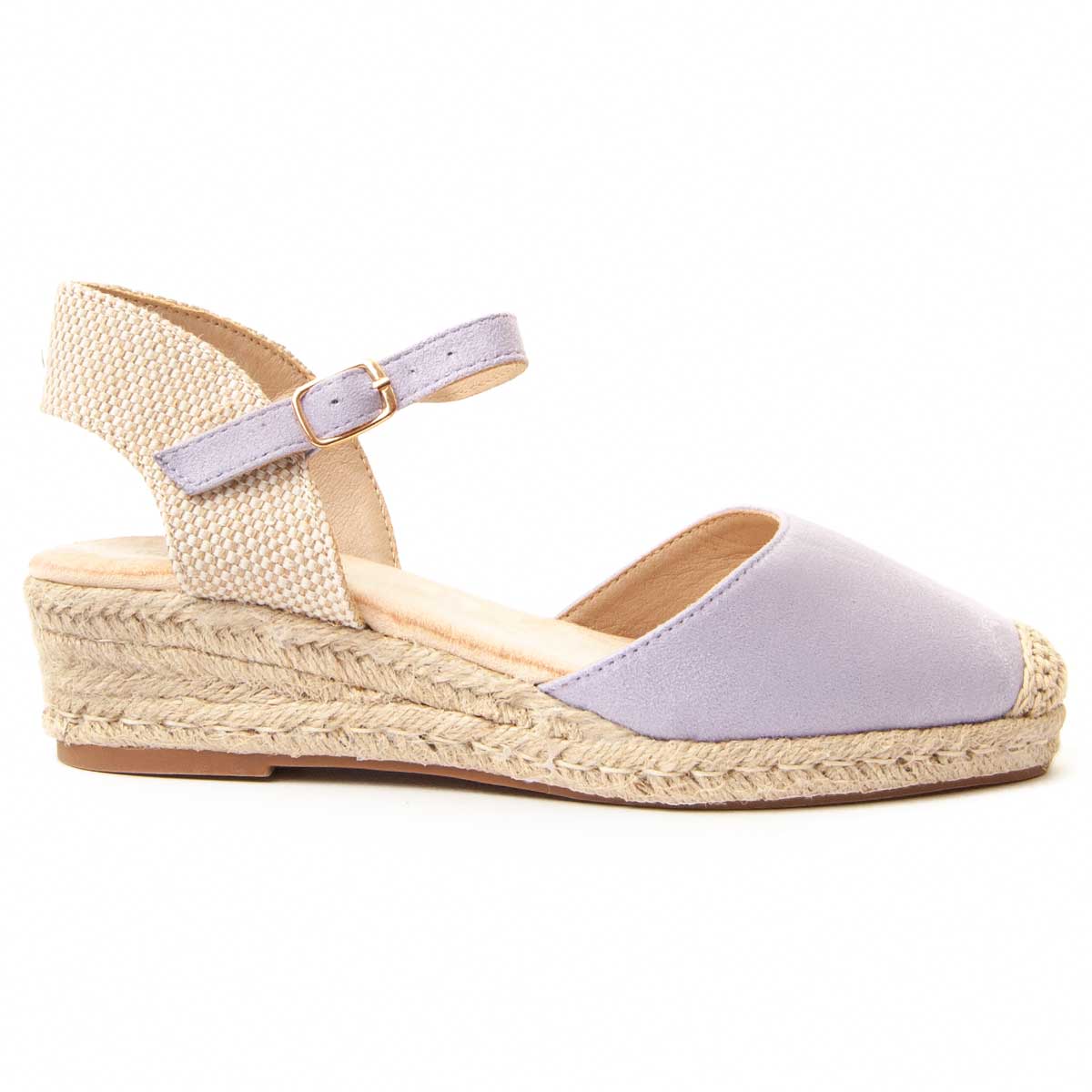 Klassische Keil-Espadrilles mit Riemen