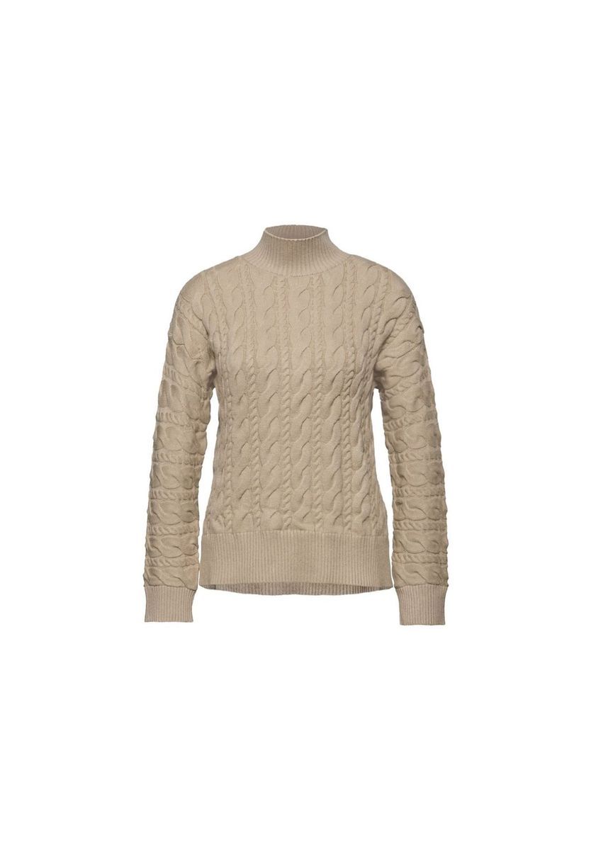 Zopfmuster Rollkragenpullover