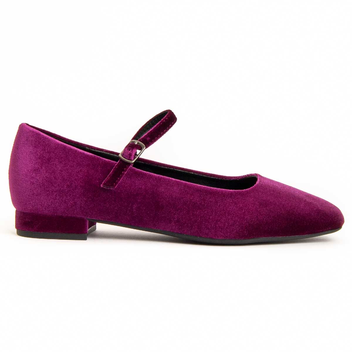 Mary Jane Ballerinas aus Samt
