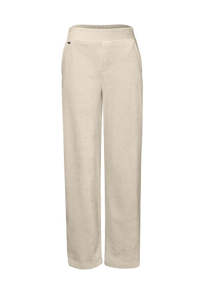 Gerade Cordhose mit hohem Bund