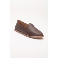 Minimalistische Leder-Slip-On-Loafer