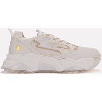 Sneaker mit welliger Plateausohle