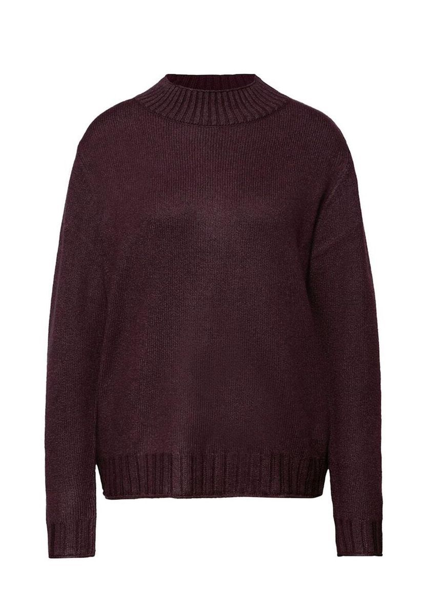 Pullover Strick mit Rollkragen und lockerer Passform