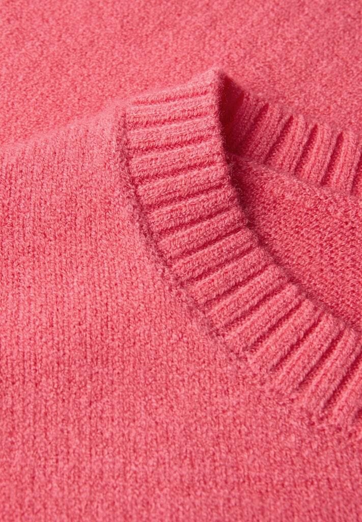 Koralle Feinstrick Kurzarm Pullover
