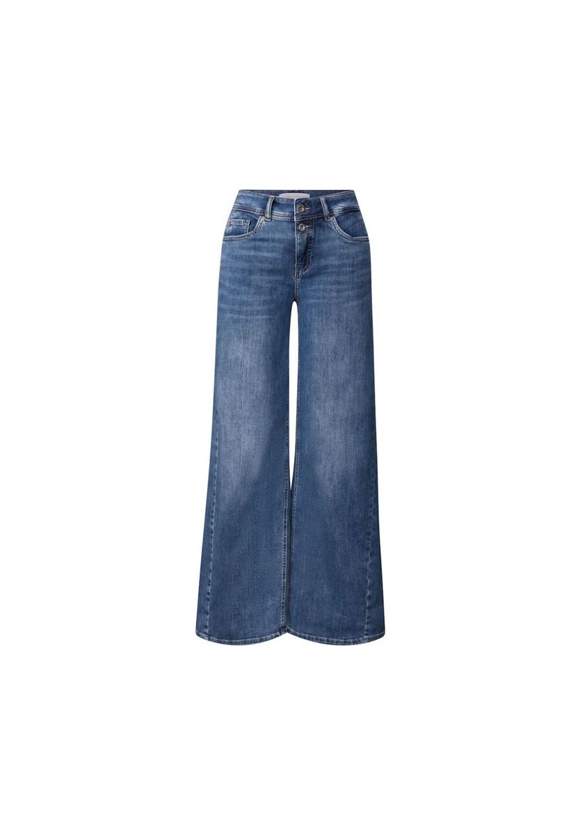 Wide Leg Jeans aus Denim