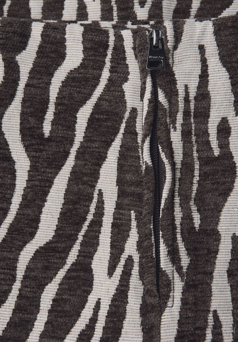 Minirock mit Zebra-Print