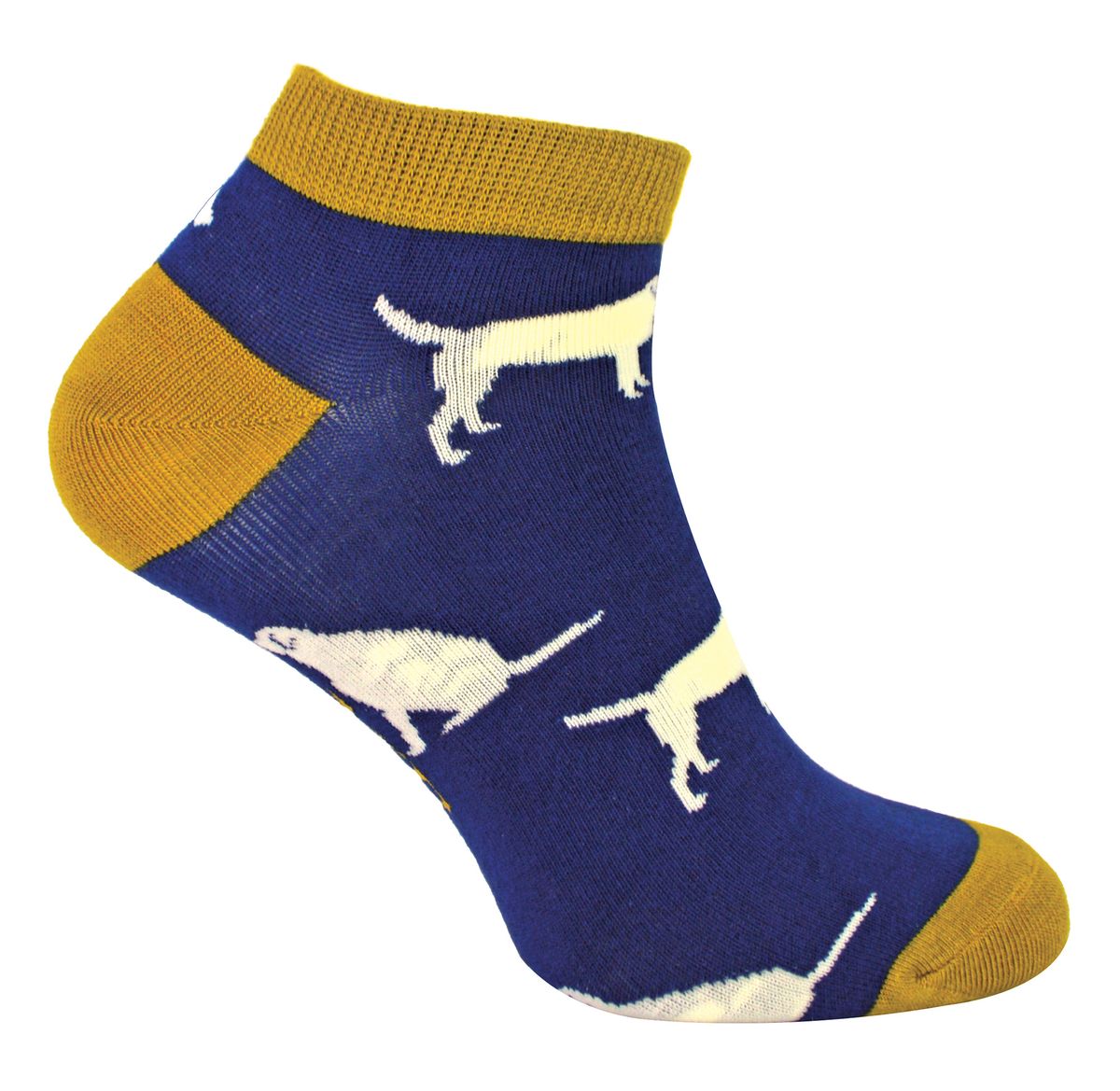 Sneaker-Socken mit Labrador-Muster