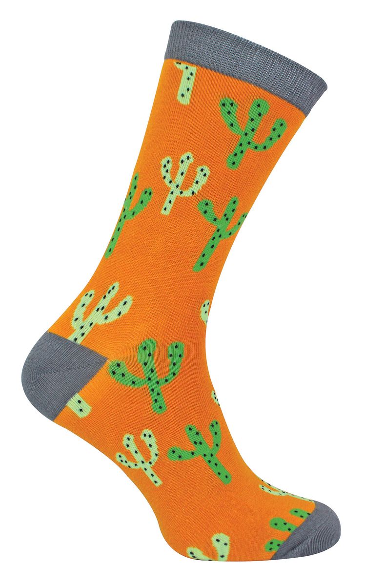 Crew-Socken mit Kaktus-Muster