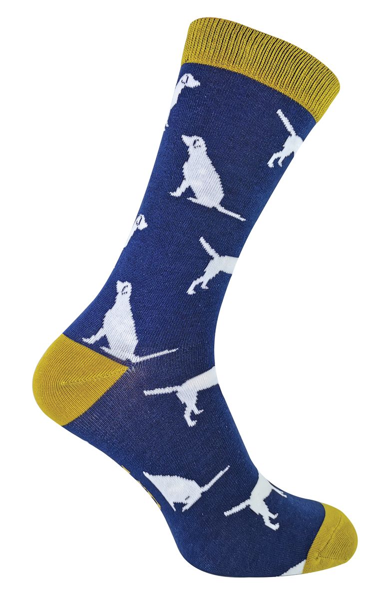 Socken mit Labrador-Motiv aus Bambusmischung
