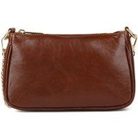 Minimalistische rechteckige Ledertasche