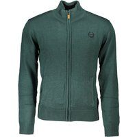 Strick-Cardigan mit Stehkragen und Reißverschluss