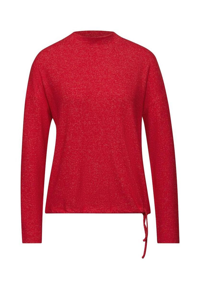 Lässiges Langarm Strickoberteil