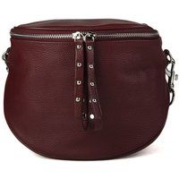 Halbmond-Silhouette aus genarbtem Leder