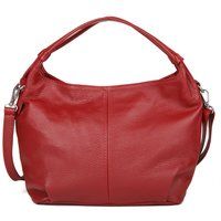 Hobo-Schultertasche aus strukturiertem Leder