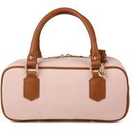Elegante Henkeltasche in Zylinderform