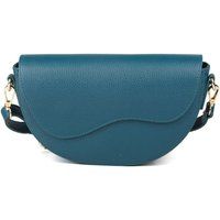 Halbmond-Tasche aus strukturiertem Leder