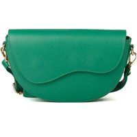 Satteltasche aus genarbtem Leder