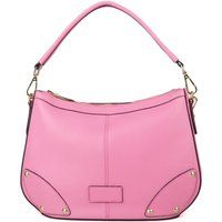 Strukturierte Leder Schultertasche