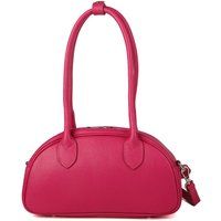 Halbrunde Leder-Schultertasche