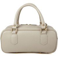 Elegante Henkeltasche aus genarbtem Leder