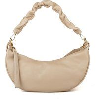 Halbmond-Schultertasche aus Leder