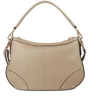 Elegante Schultertasche aus genarbtem Leder