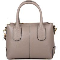Strukturierte Handtasche aus genarbtem Leder