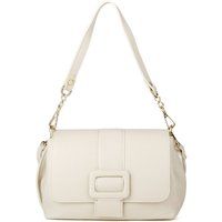 Schultertasche aus Leder mit Schnalle